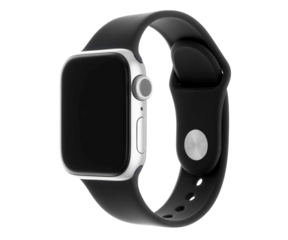 Pasek i akcesoria do zegarków FIXED Silicone Strap Set do Apple Watch black FIXSST-436-BK